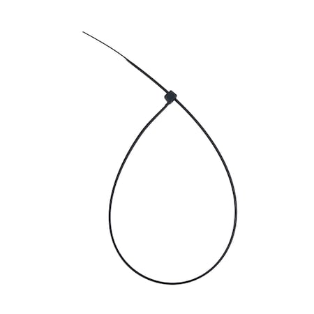 South Main Hardware Cable Tie, 14 in L, 4.1 in Max Bundle Dia., Black, Nylon, 40 lb Strength, 500 PK 200108